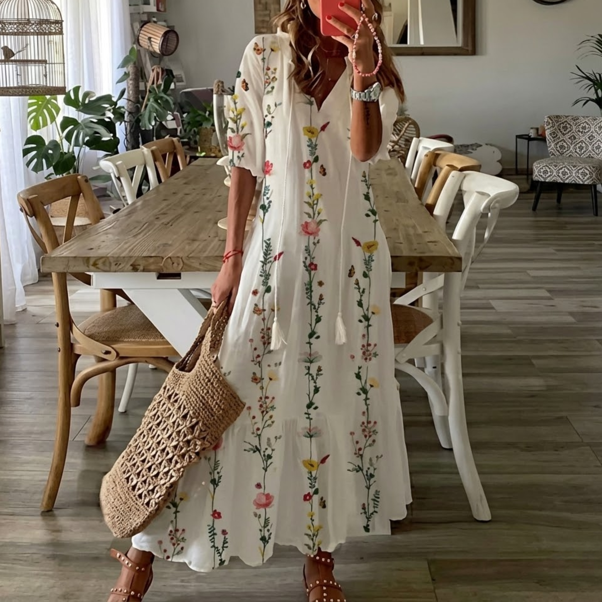 Page - Boho Vintage Summer Dress