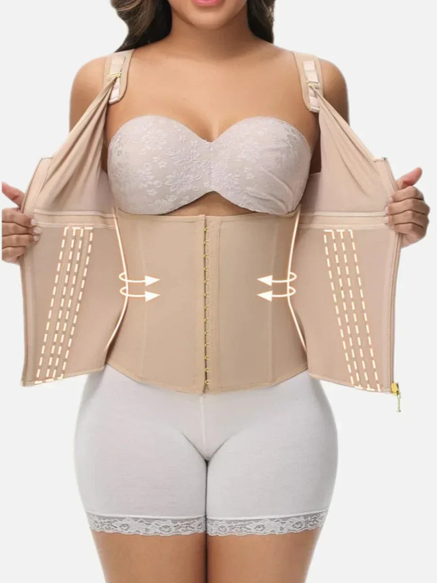 Waist Trainer Shaper Vest with Built-in Bra-7