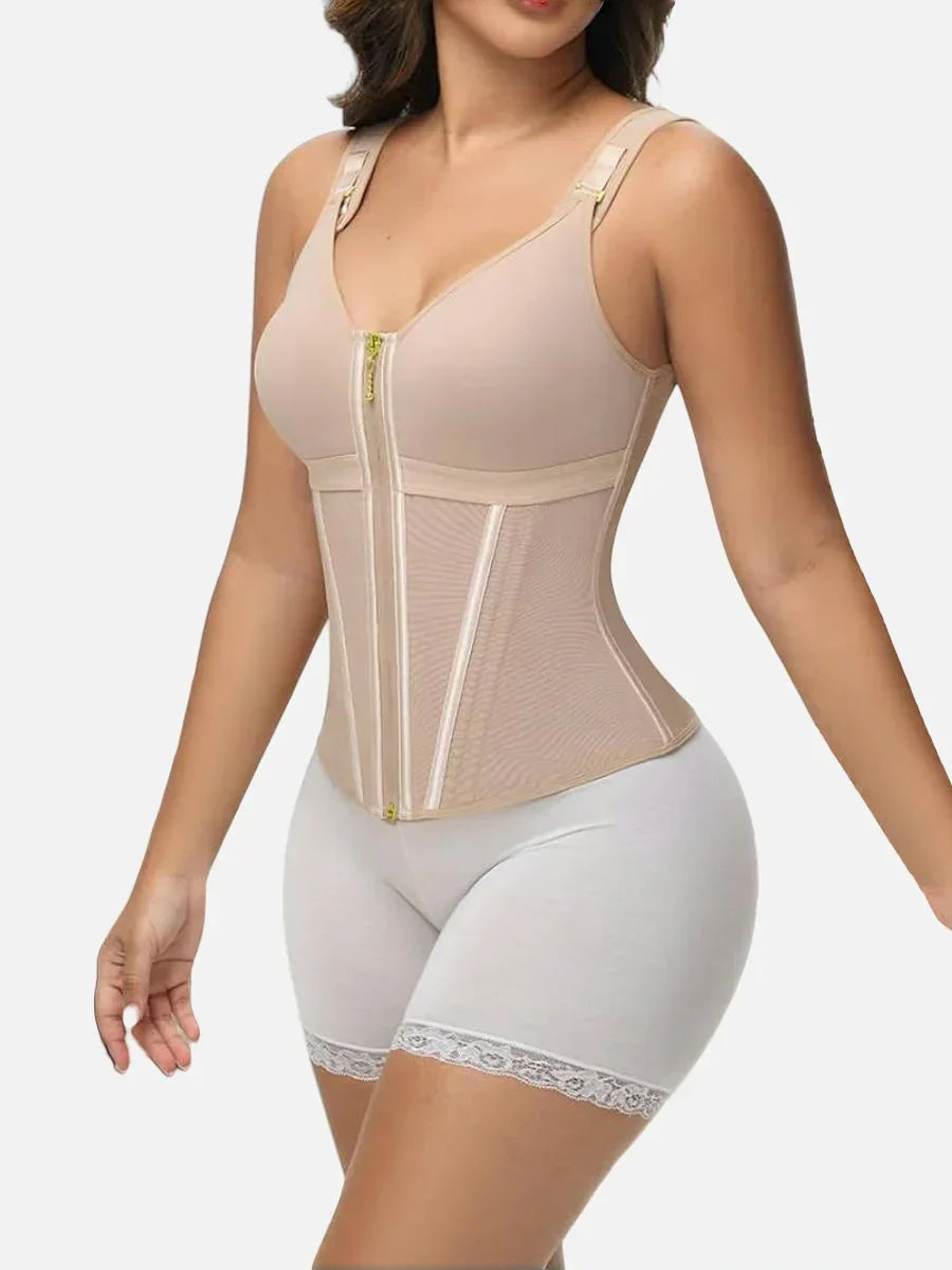 Waist Trainer Shaper Vest with Built-in Bra-6