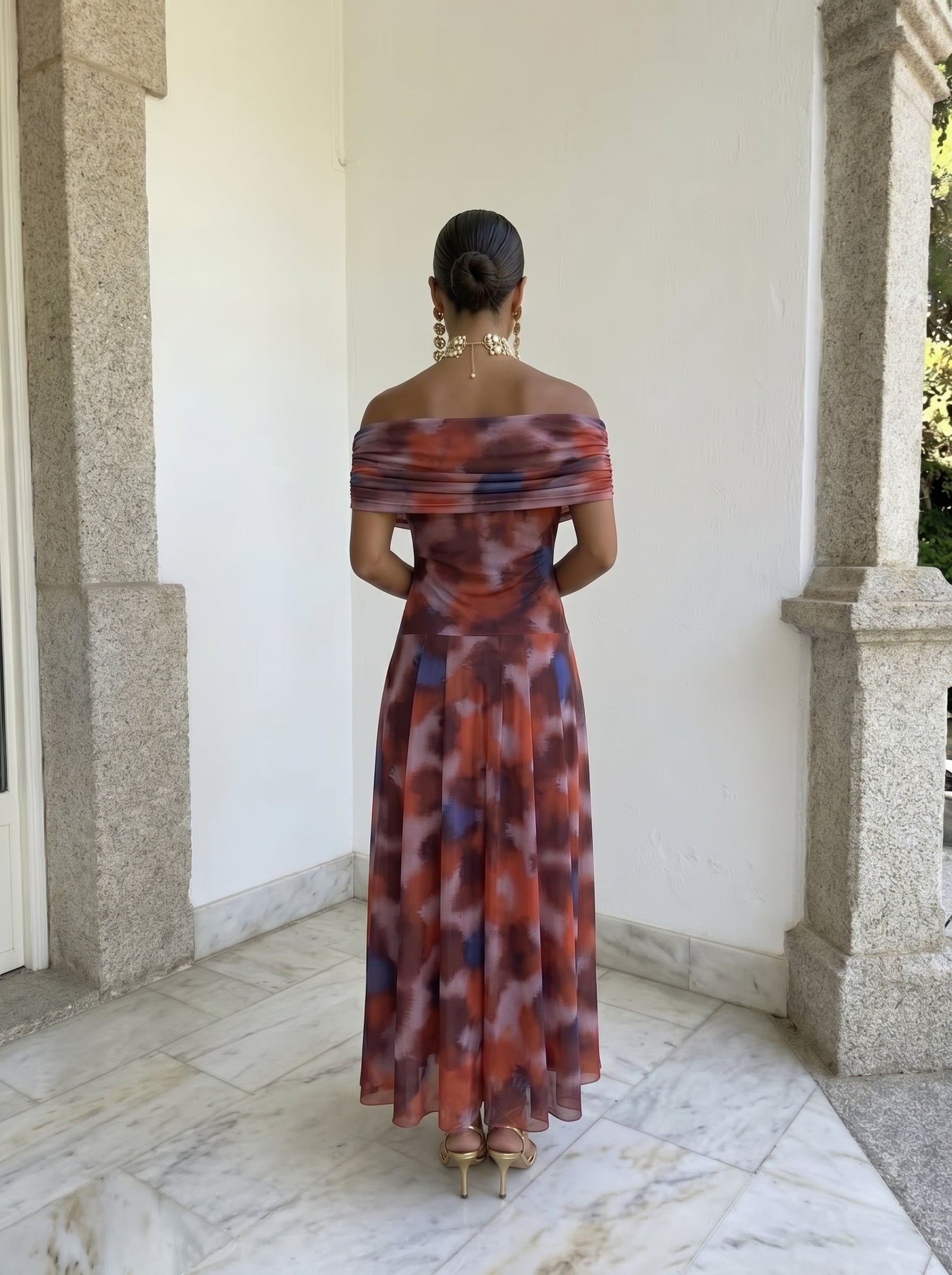 Toledo Dress with Prints-3
