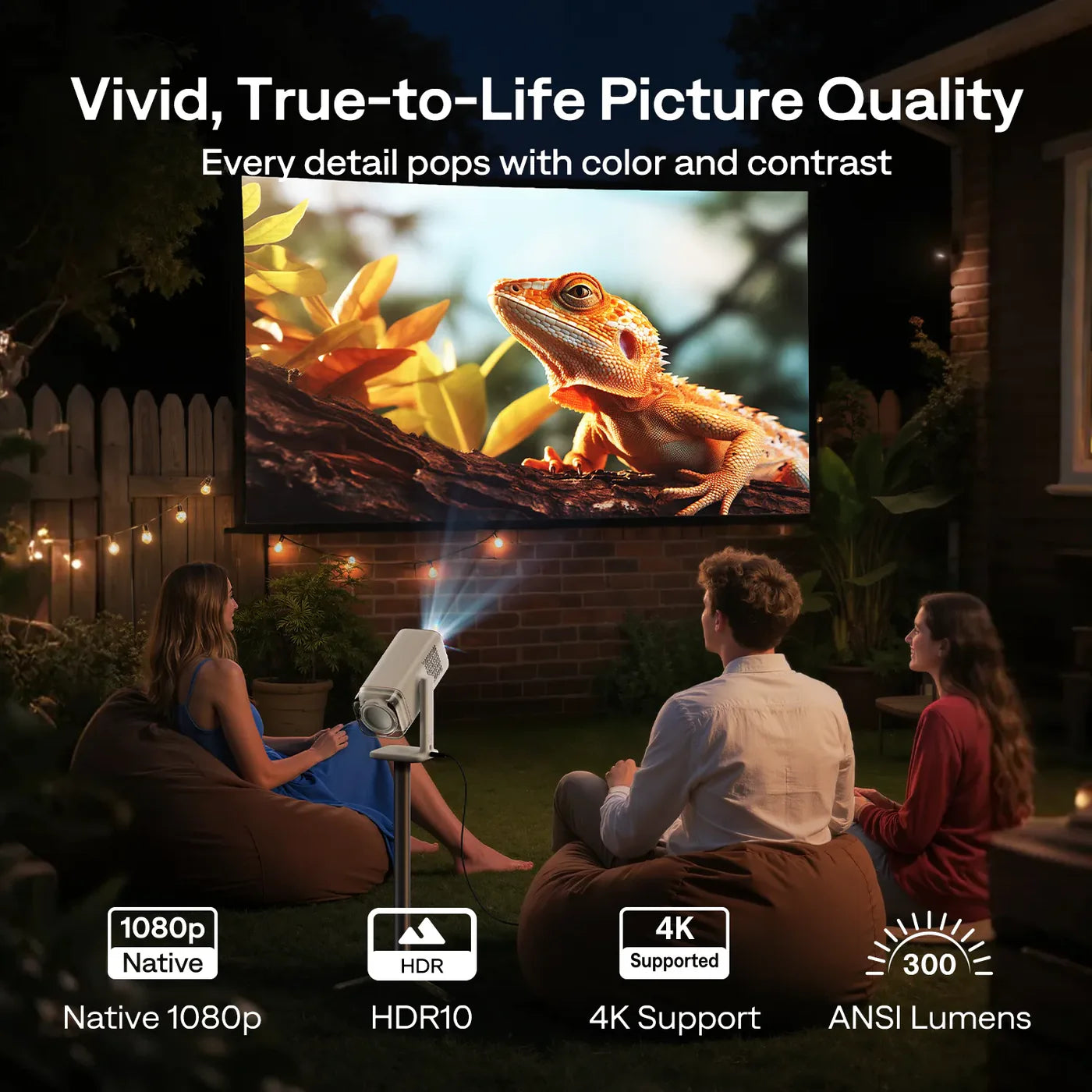 Aurzen BOOM air Google TV Smart Projector-6