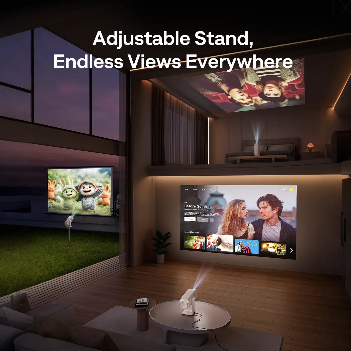 Aurzen BOOM air Google TV Smart Projector-10