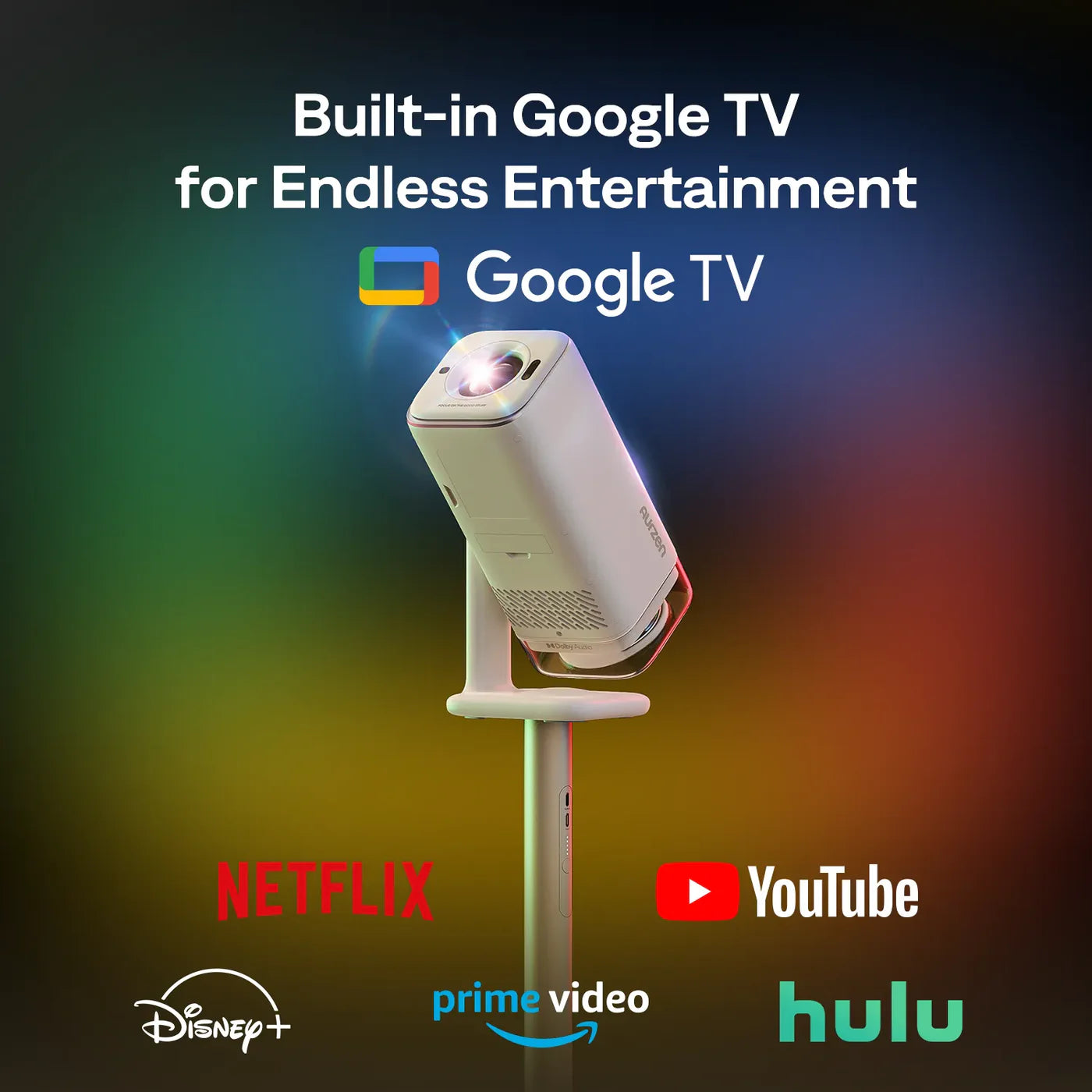 Aurzen BOOM air Google TV Smart Projector-5
