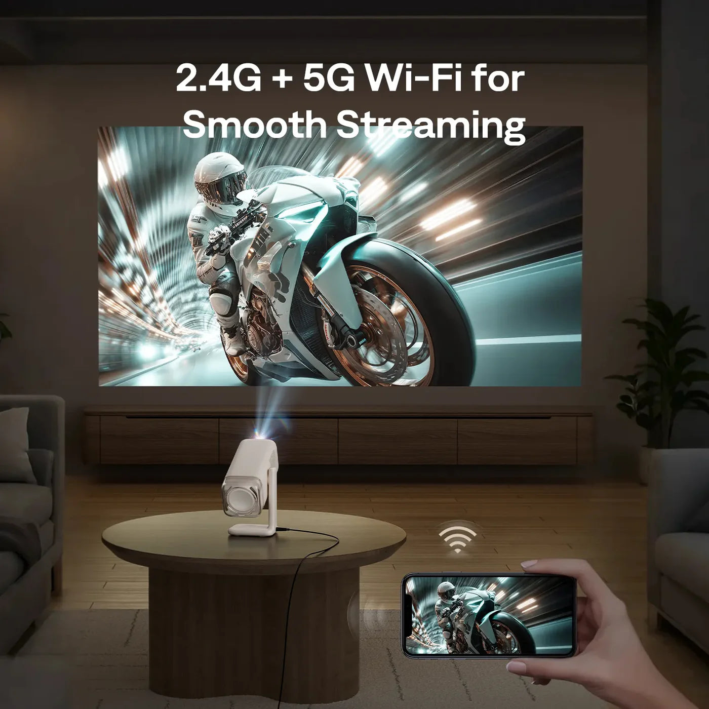 Aurzen BOOM air Google TV Smart Projector-18