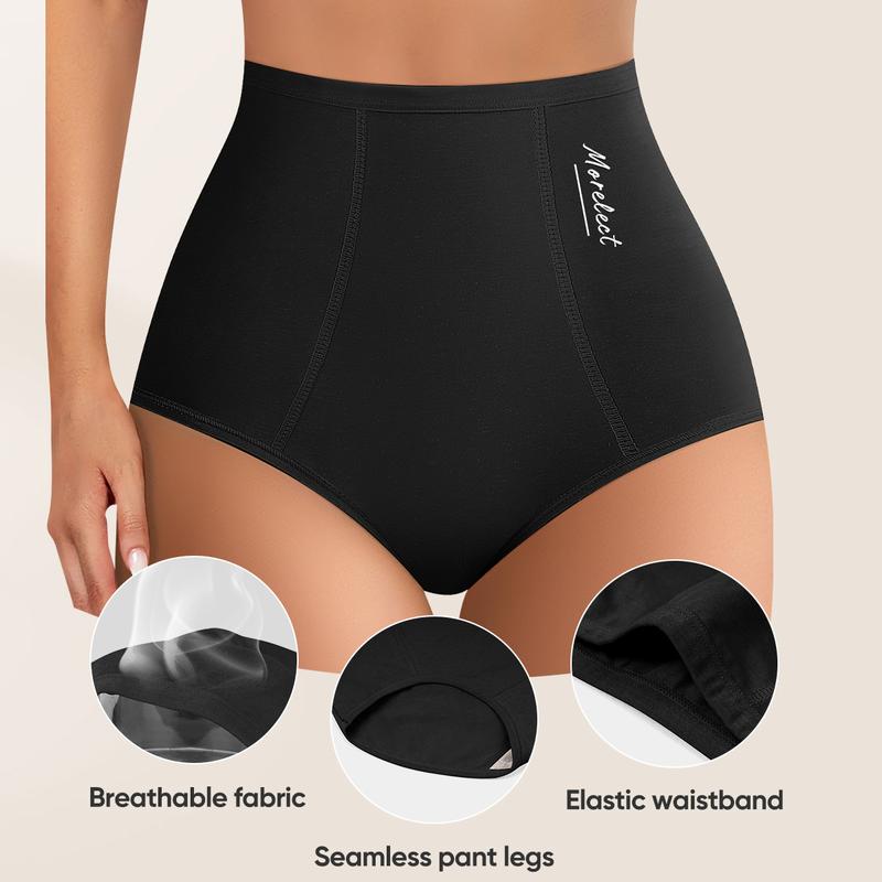 Women's High-Waisted Underwear, Breathable & Comfortable Panties-10