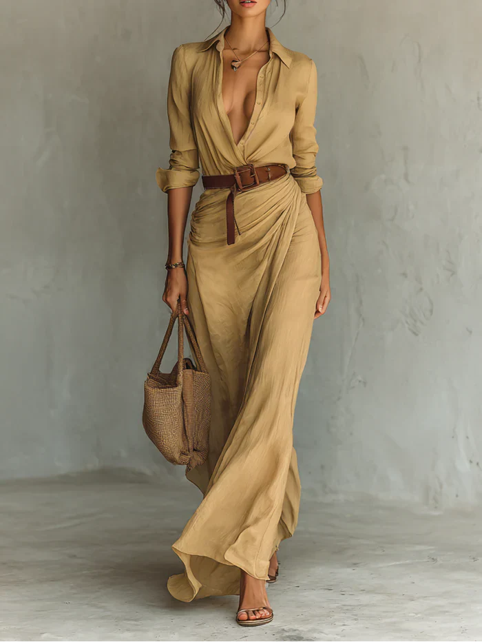 VICTORIA | Long casual dress-2