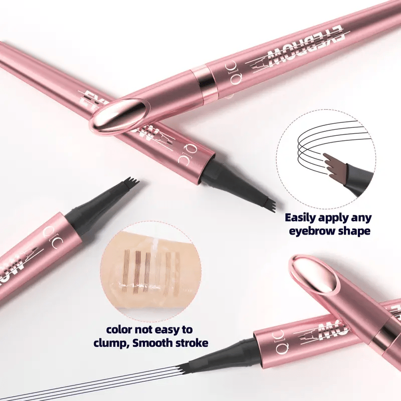 New Waterproof Micro-Fork Eyebrow Pencil, Long-Lasting Brow Pen for Natural Hair-Like Strokes-7