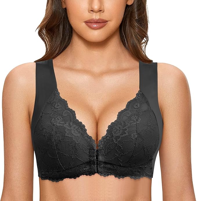 🔥Full Coverage Front, Closure Support Bra Comfort & Sleep Bra💖-1