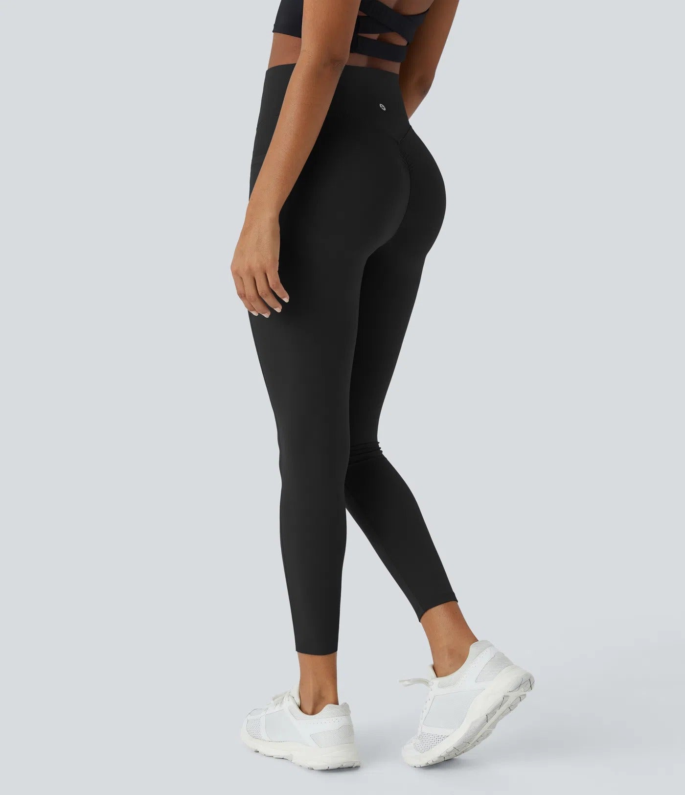 High Waisted Tummy Control Shaping Training Leggings-6