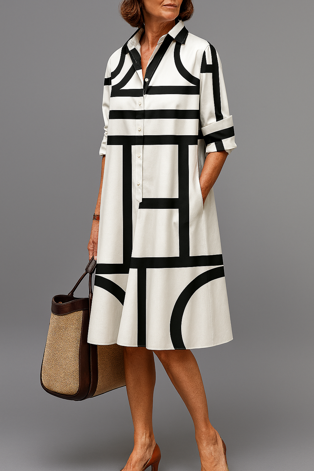 Ellie | Stylish Midi Dress-1