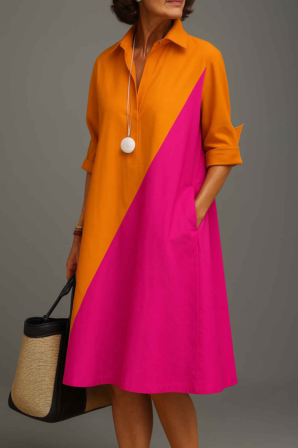 Kayla | Comfortable Midi Dress-1
