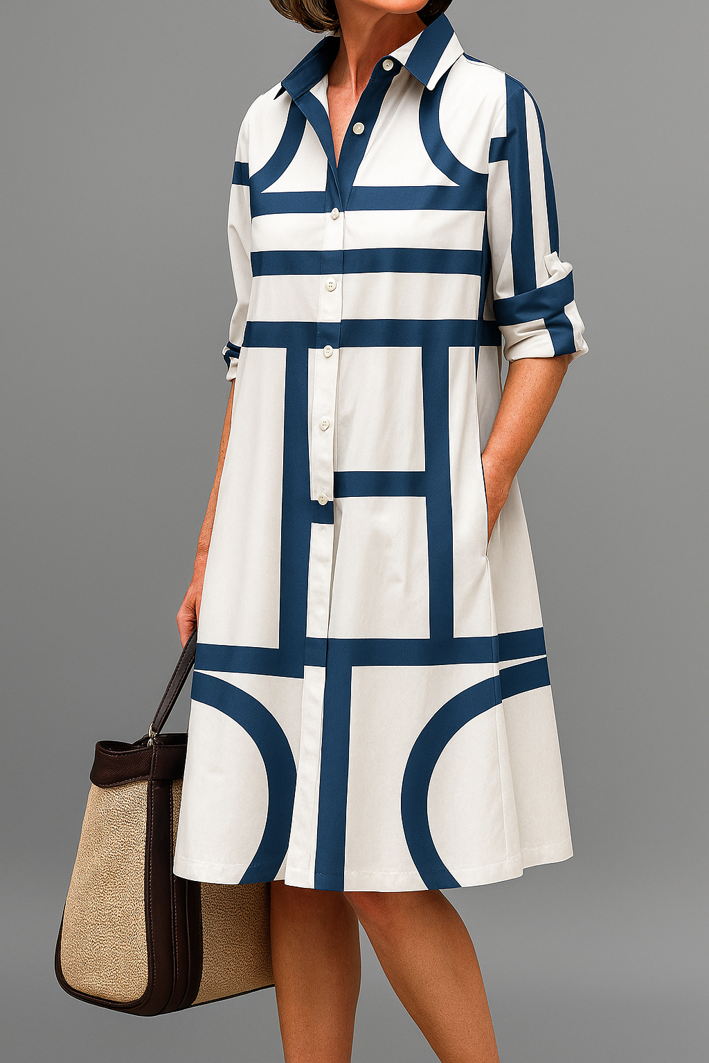 Siena | Sophisticated Midi Dress-1