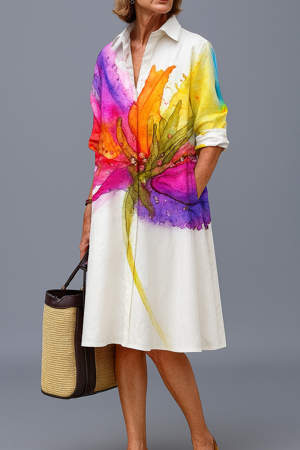 Lydia | Elegant Midi Dress-1
