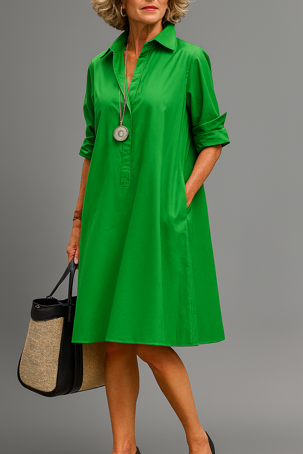 Riley | Sophisticated Midi Dress-1