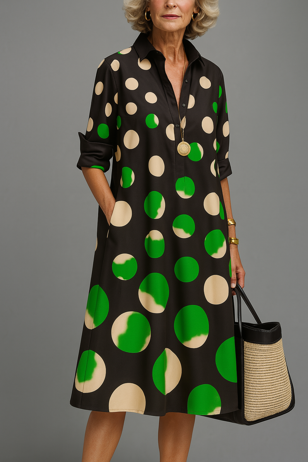 Naomi | Elegant Midi Dress-1