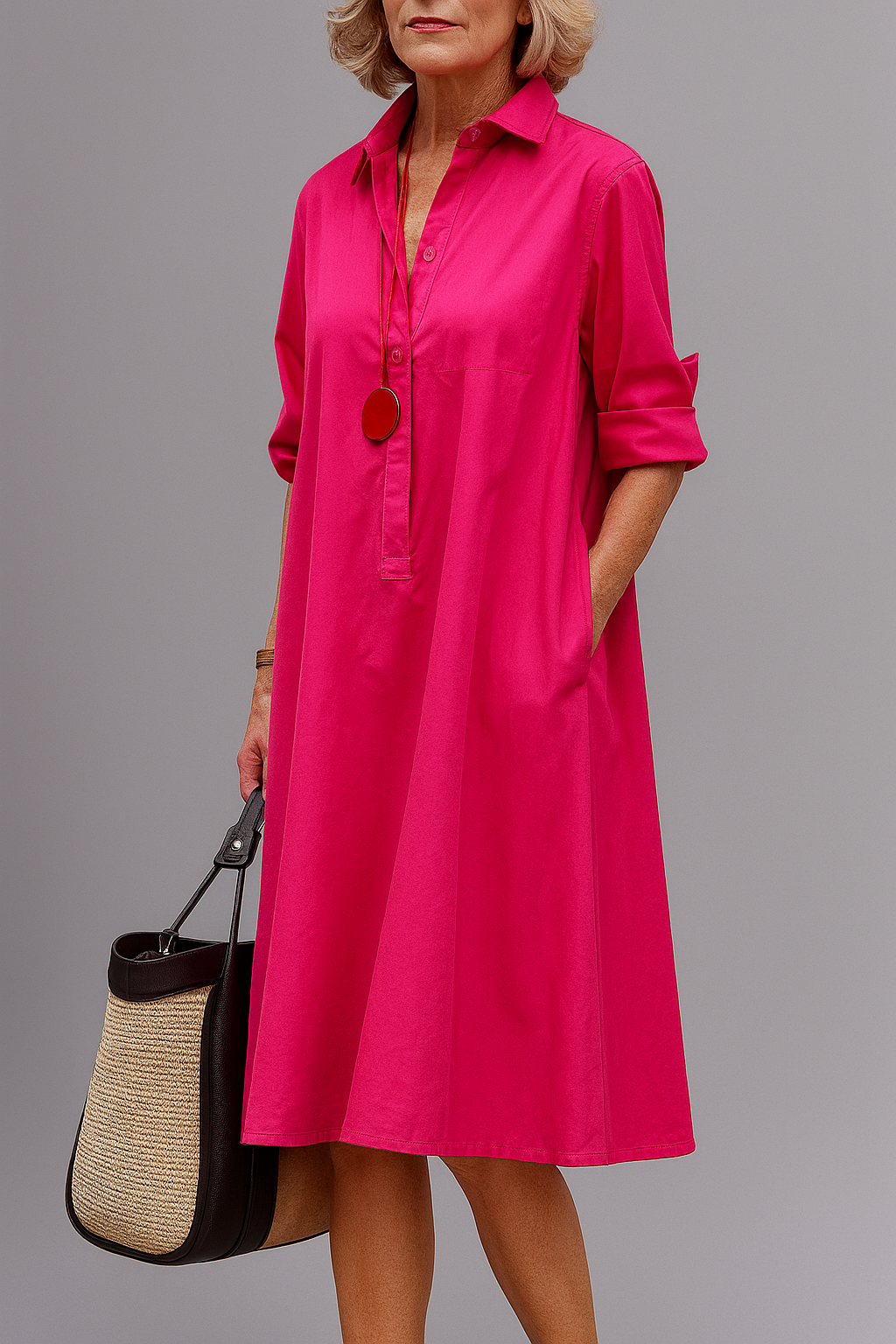 Chloe | Sophisticated Midi Dress-1