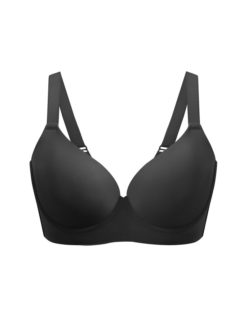 Back Smoothing Push-Up Plunge Bra-14