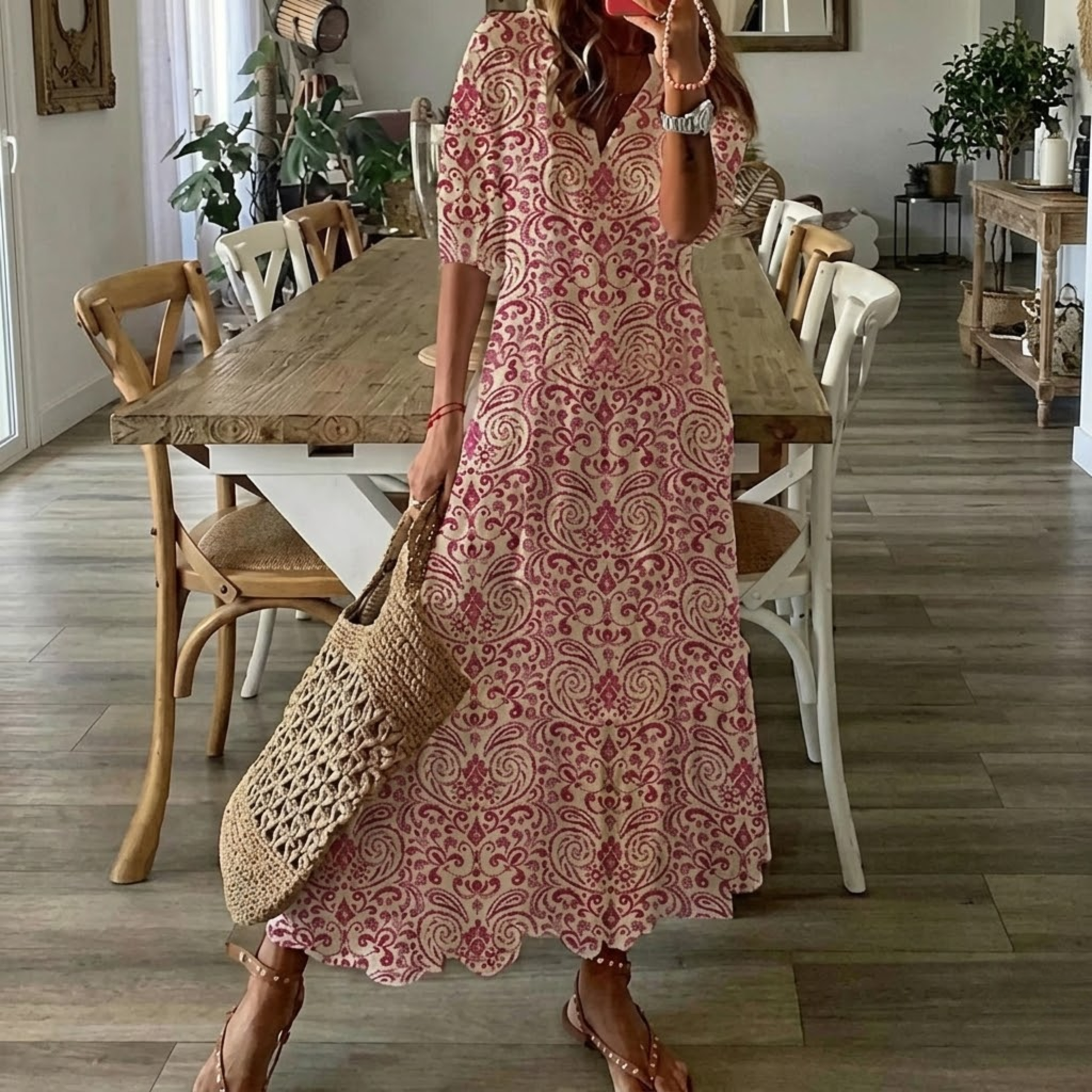 Daisey - Boho Vintage Summer Dress-1