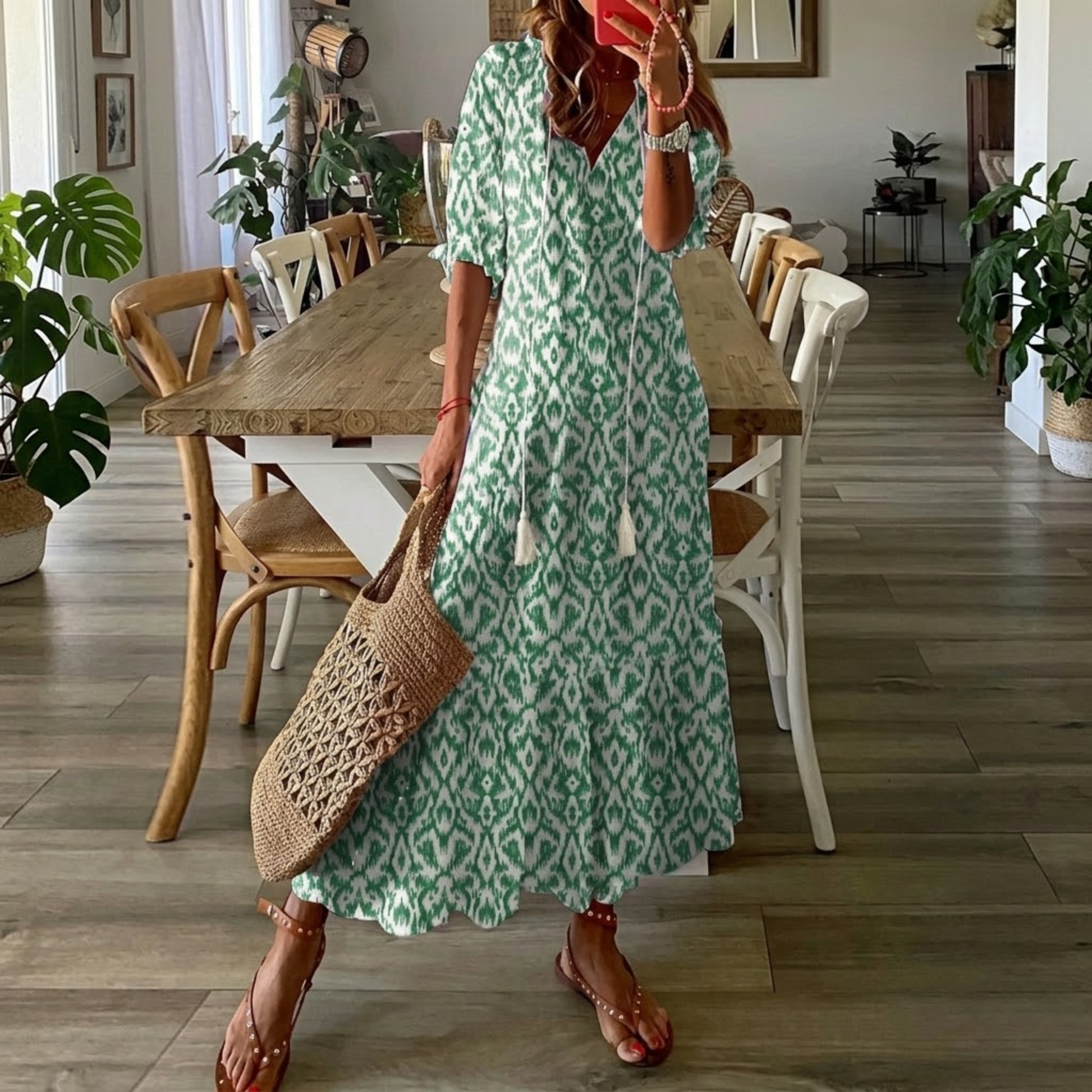 Marly - Boho Vintage Summer Dress-1