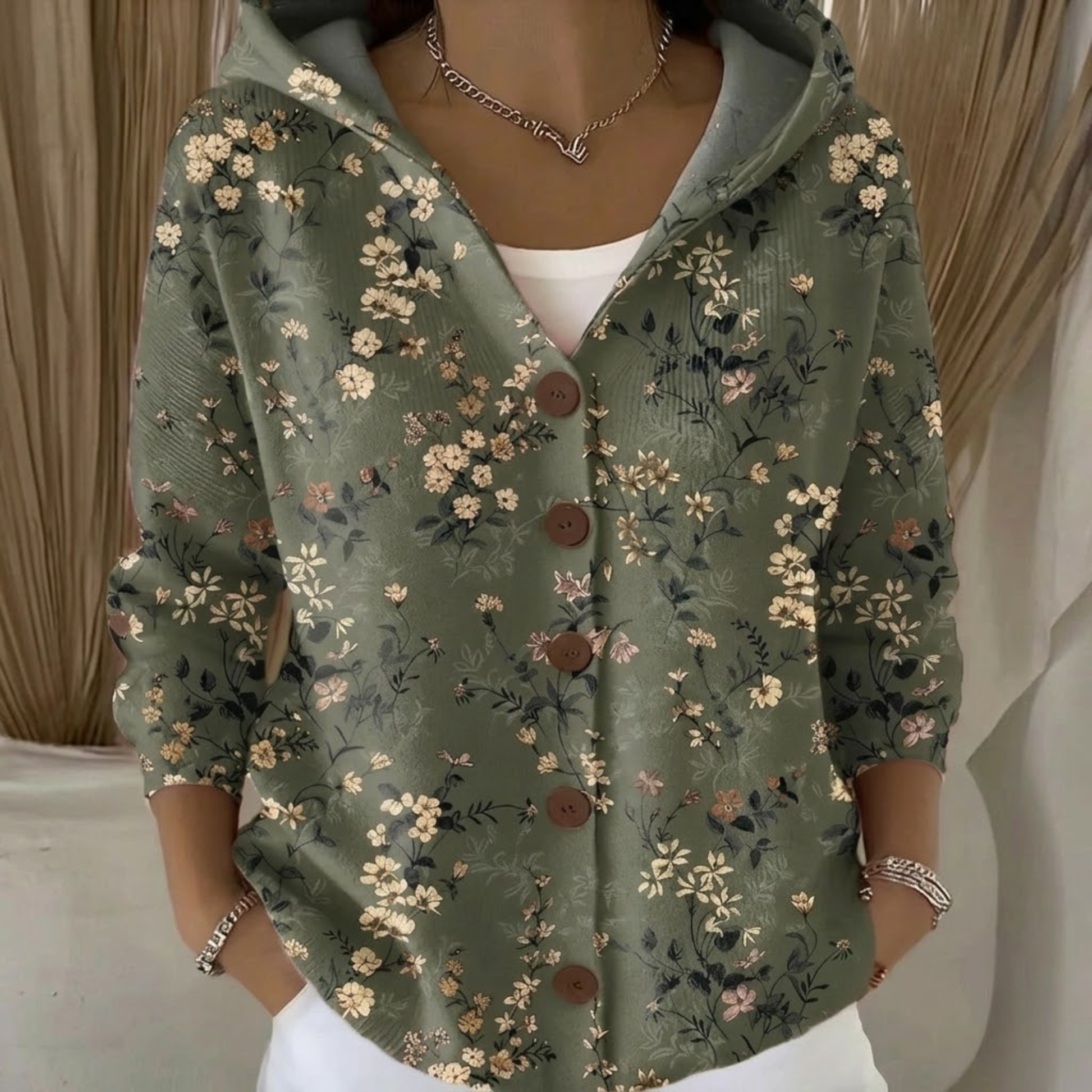 Dorotea | Long Artistic and Cosy Cardigan-4