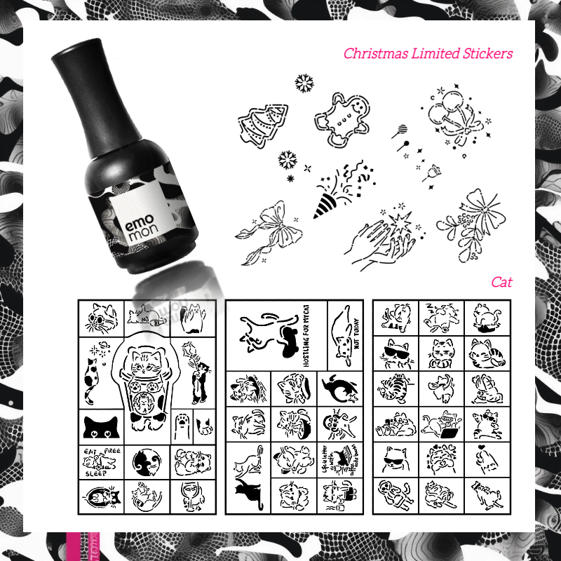 Emomon 可視香水禮盒 DIY 身體紋身貼紙-8