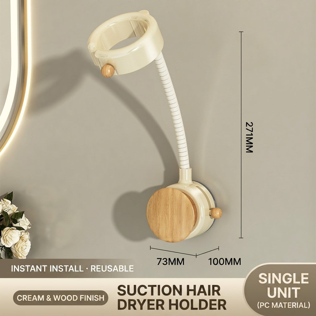 Rotating Hair Dryer Holder-5