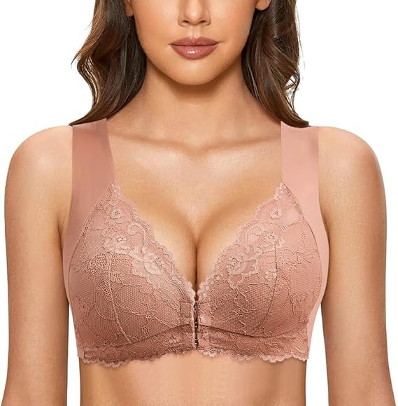 🔥Full Coverage Front, Closure Support Bra Comfort & Sleep Bra💖-10