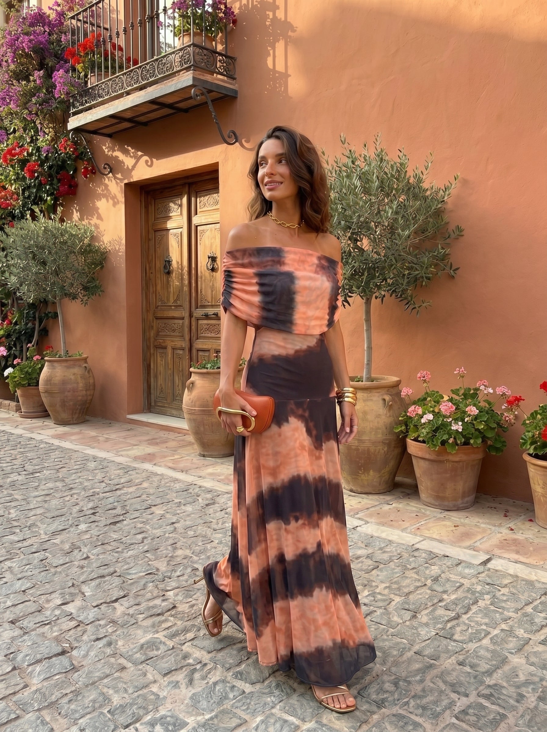 Toledo Dress with Prints-5