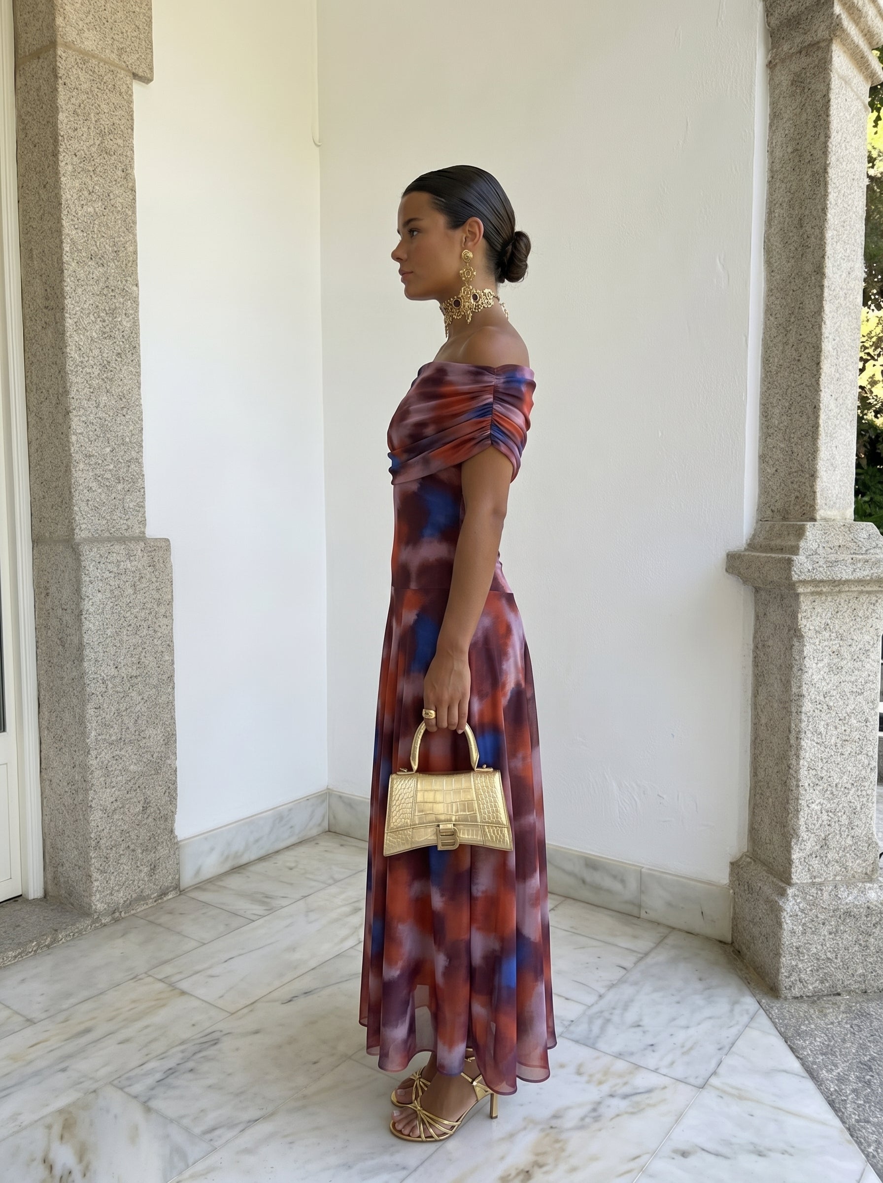 Toledo Dress with Prints-4
