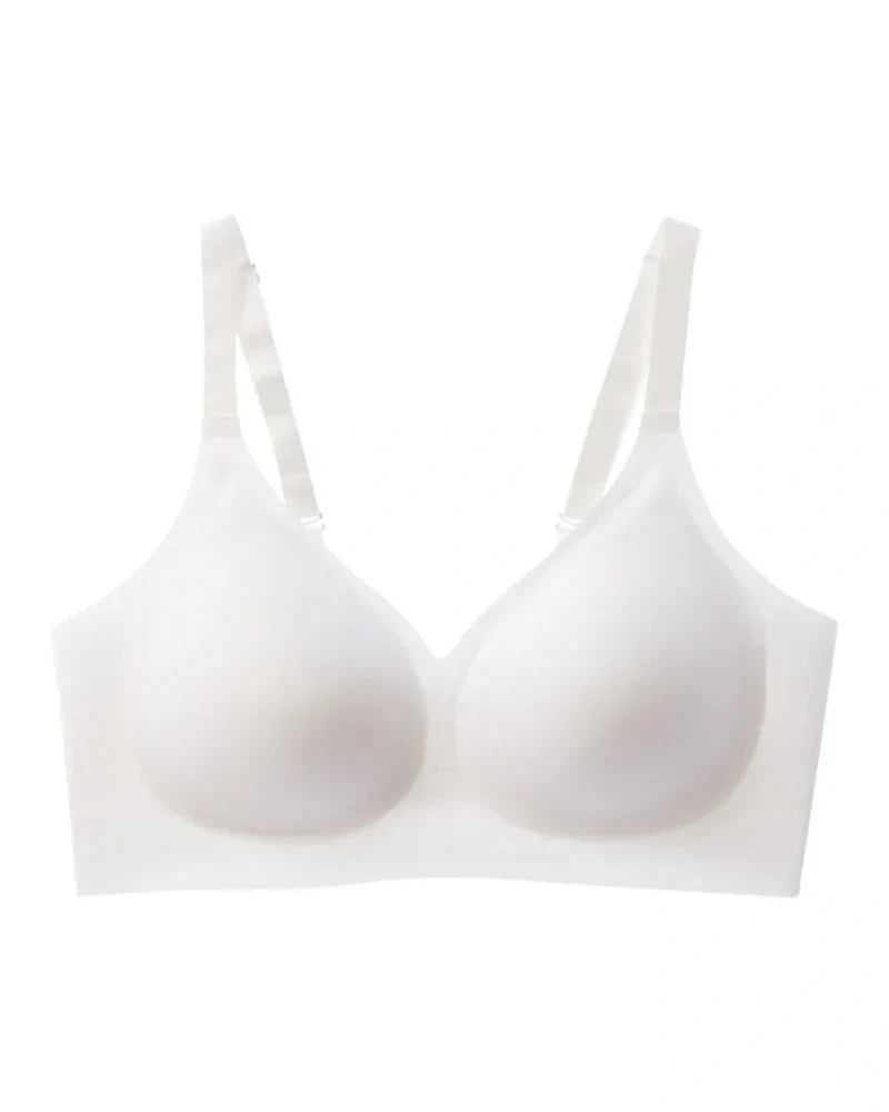 Jelly Wireless Women Comfortable Push Up Bra-17