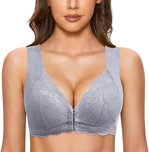 🔥Full Coverage Front, Closure Support Bra Comfort & Sleep Bra💖-8
