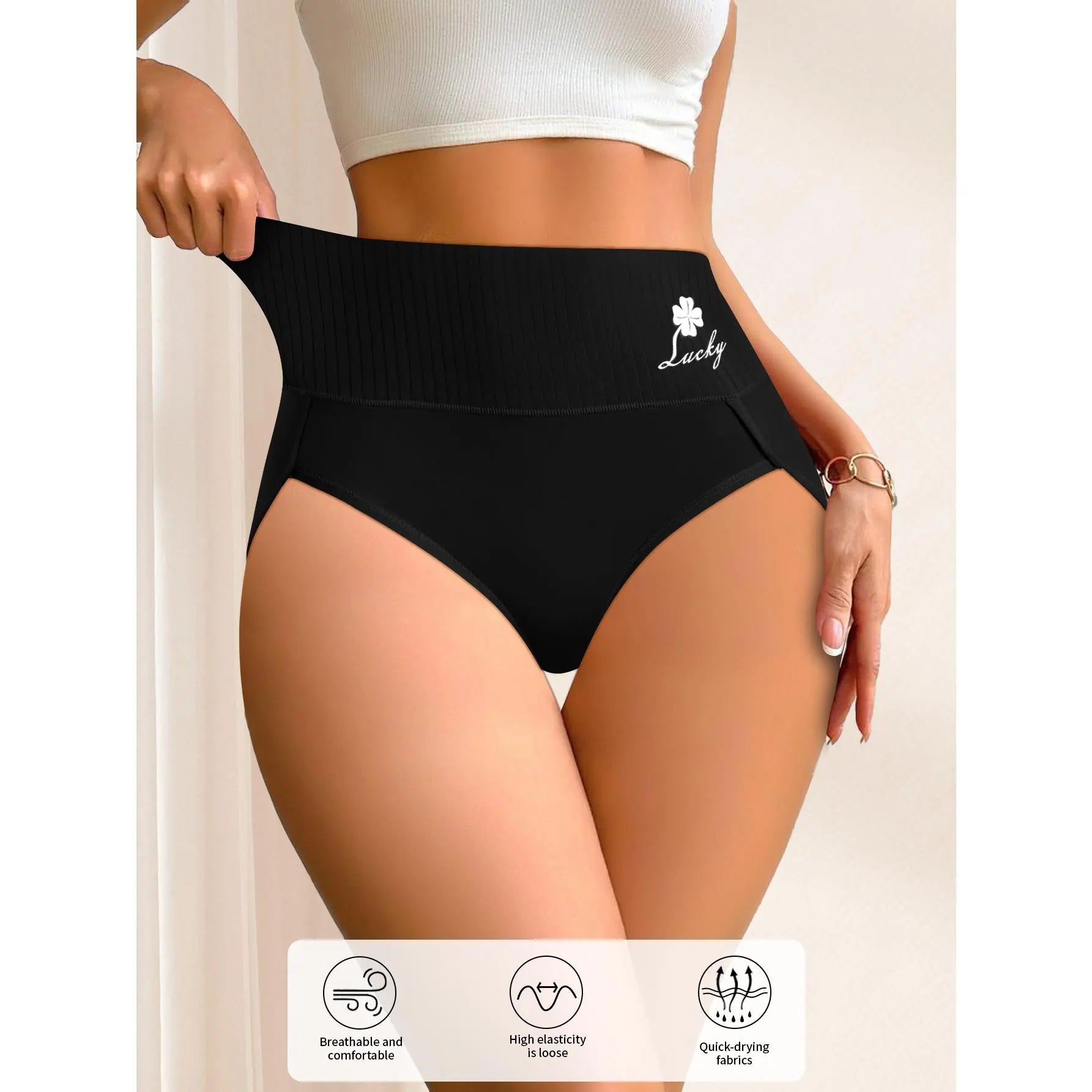 Breathable & Comfortable Women's Underwear, Must-Have for Daily Use-5/10 Pack-5
