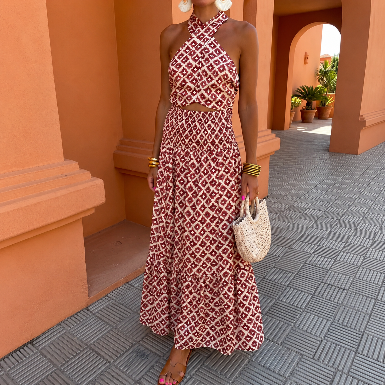 Elsa | Elegant Set with Off-Shoulder Design-4