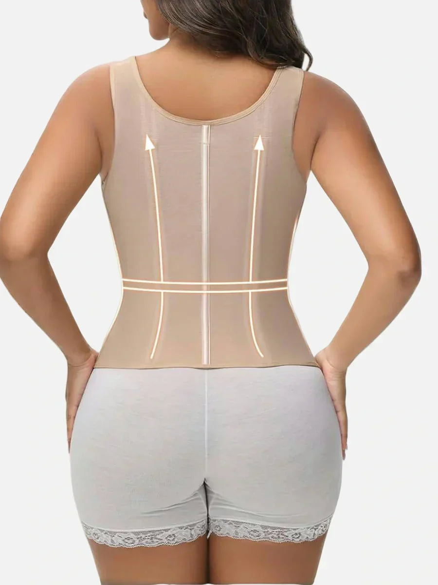 Waist Trainer Shaper Vest with Built-in Bra-8