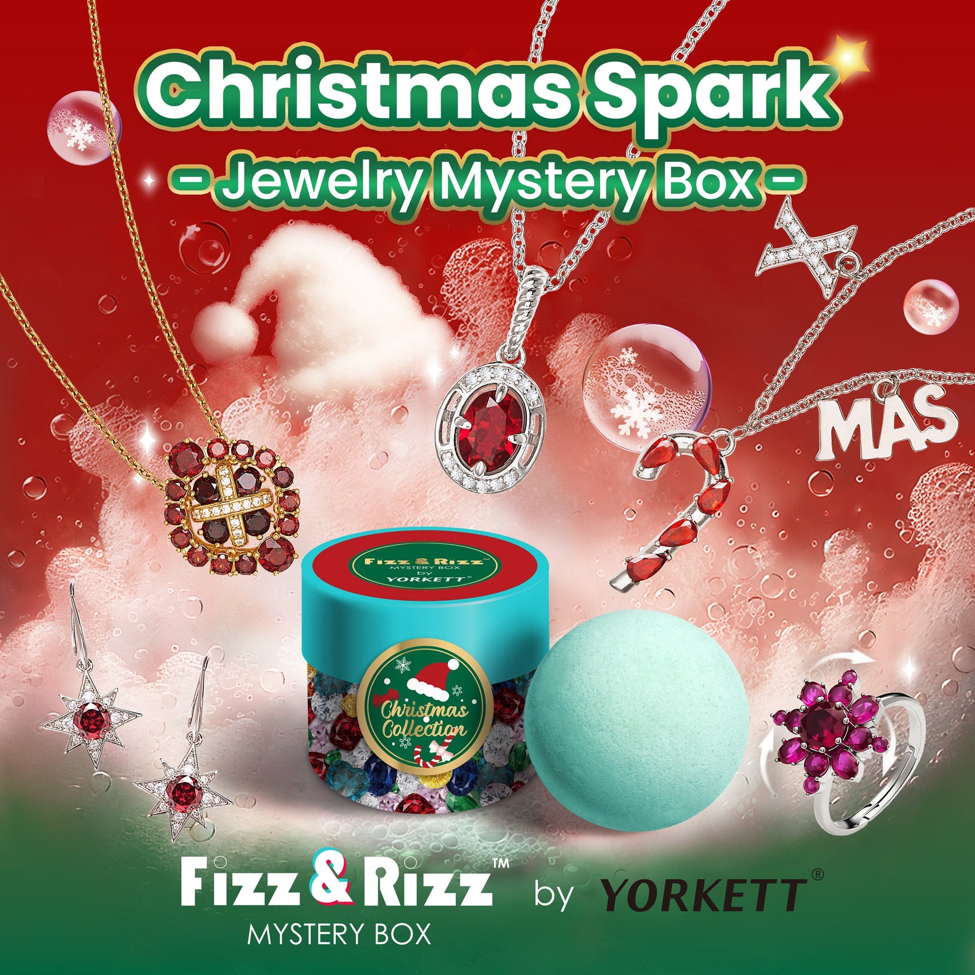 Fizz & Rizz by Yorkett Christmas Jewelry Mystery Box-1