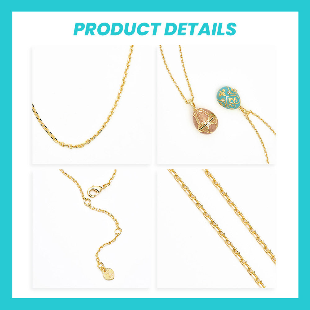 Fizz & Rizz by Yorkett Lucky Egg-Shaped Locket Necklace Mystery Box-7