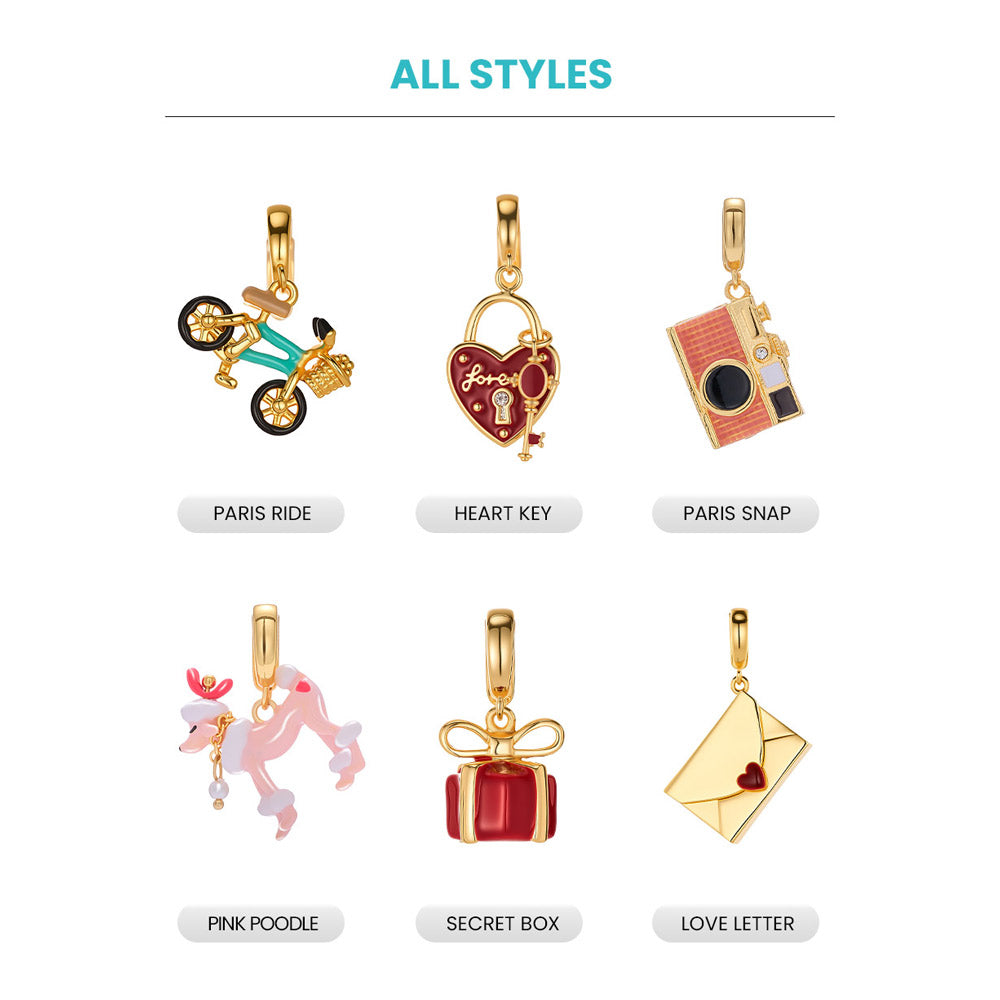 Fizz & Rizz by Yorkett Jewelry Mystery Box with Amelia Collectible Themed Charms Chain Bracelet Adjustable Pendant-3