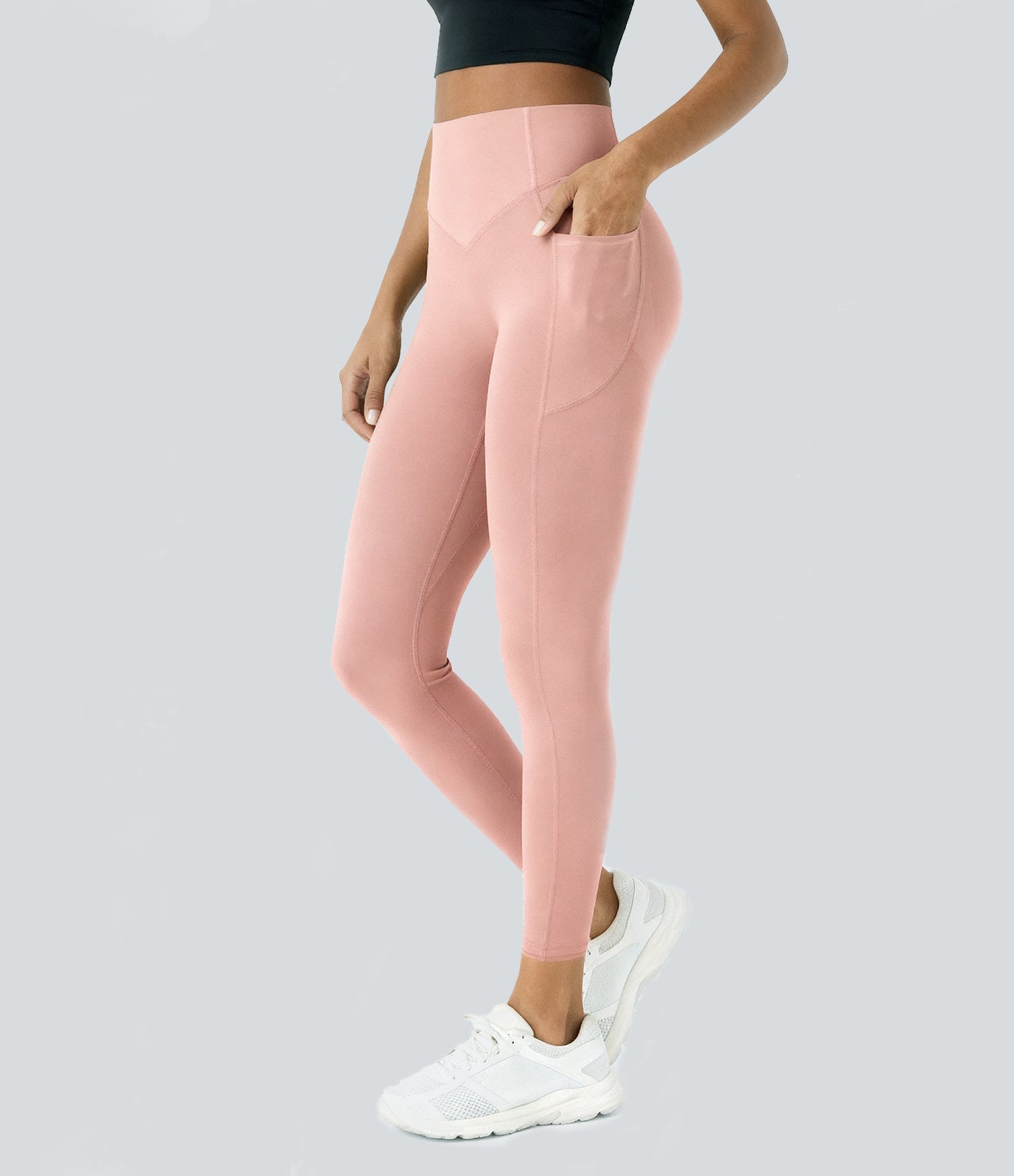 High Waisted Tummy Control Shaping Training Leggings-44