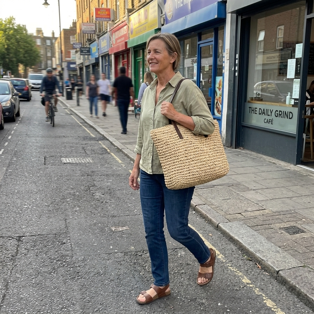 Olivia - Woven Tote Bag-12
