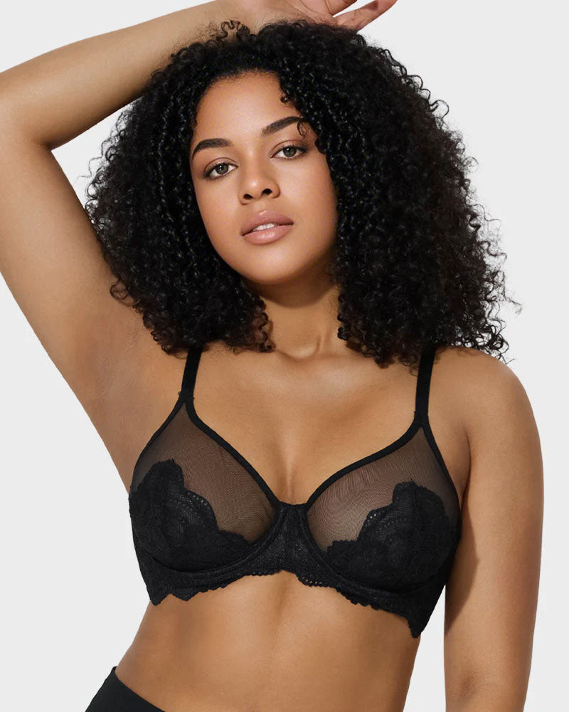 Full Coverage Lace Minimizer Bra-1
