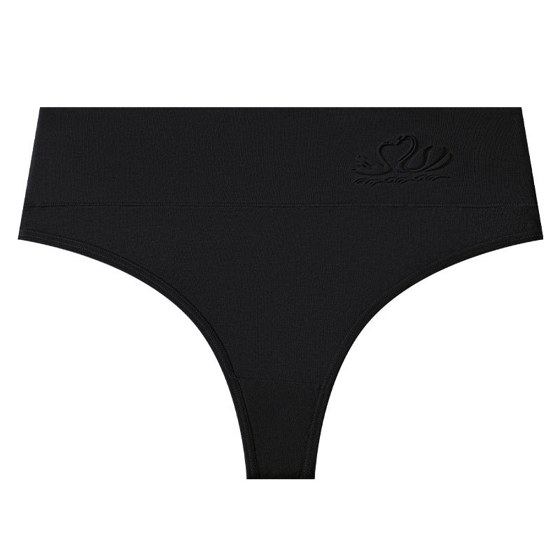 Women's High Waist Seamless Thongs, Tummy Control Lady Panty, Soft Stretchy Fabric No-Show T-Back Bikini Panties, Comfortable Fit Everyday Wear-13