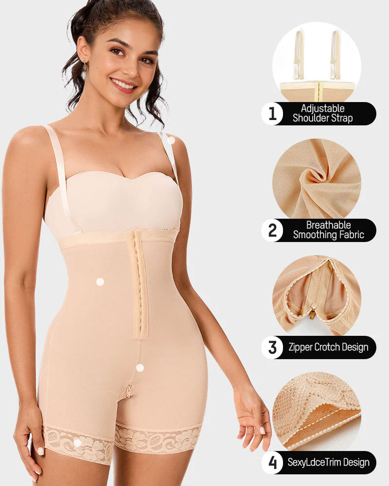 Tummy Control Butt Lifter Bodysuit-6