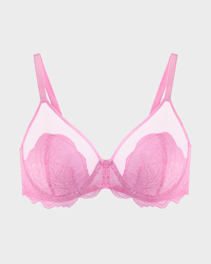 Full Coverage Lace Minimizer Bra-18