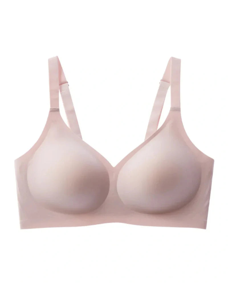 Jelly Wireless Women Comfortable Push Up Bra-16
