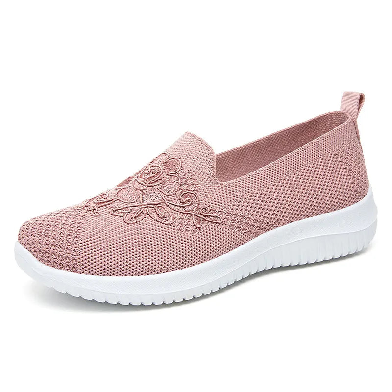 Nala | Women's Slip-On Sneaker with Floral Embroidery-7