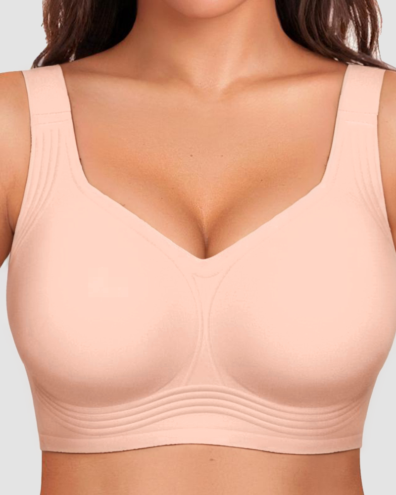 Comfortable Wireless Full Coverage Jelly Smoothing Bra-18