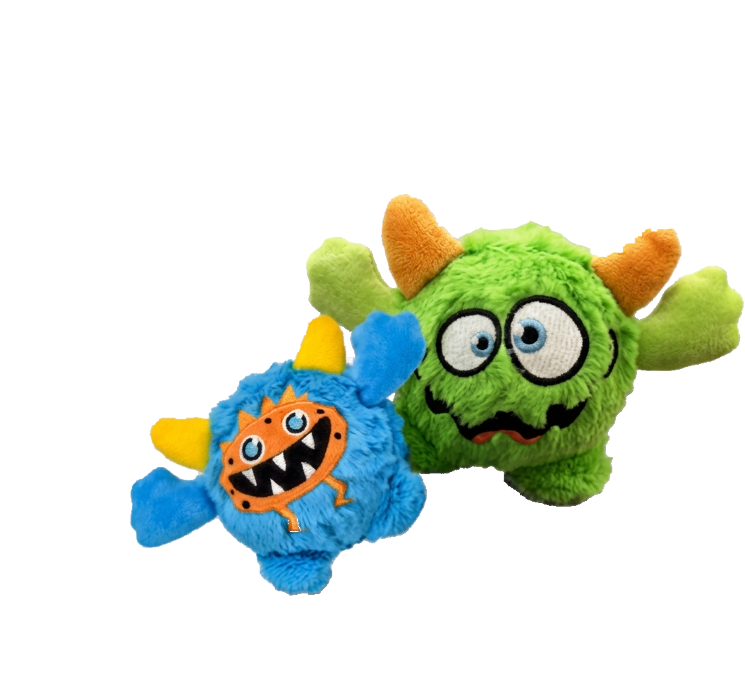 Monster squeak plush ball-2