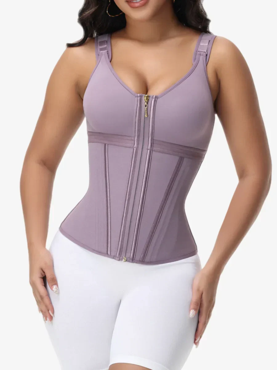 Waist Trainer Shaper Vest with Built-in Bra-10