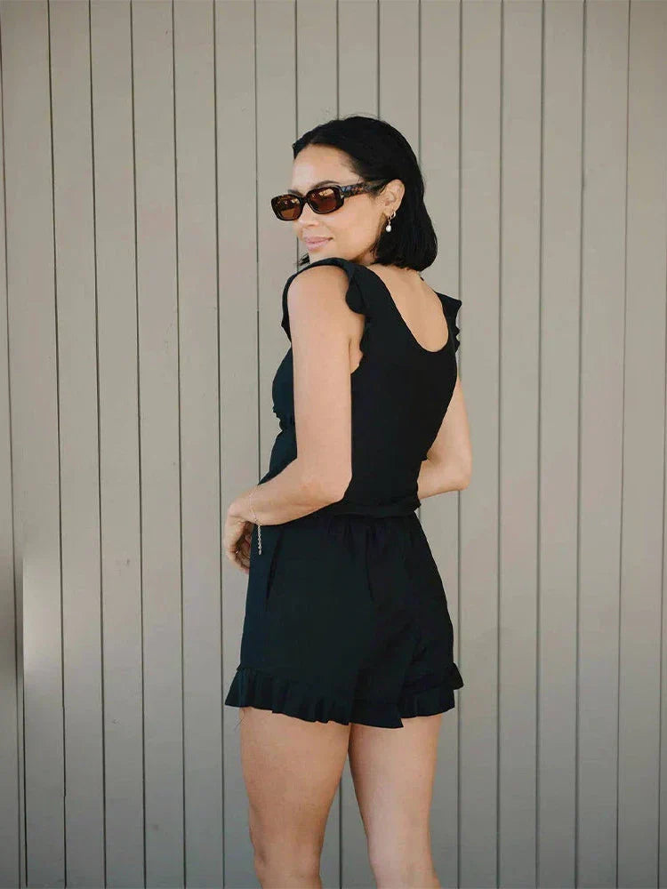 Swim Romper Built-in Bra-11