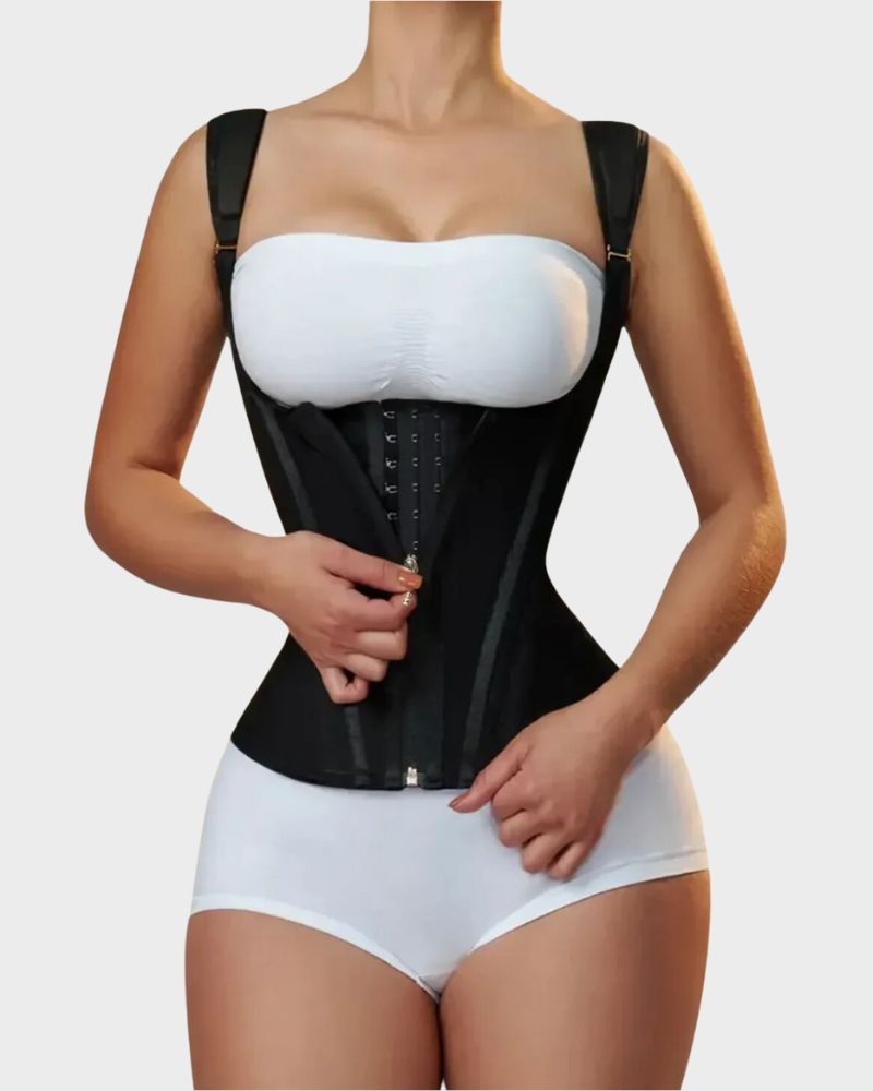 Double Waistband Corset Vest Waist Trainer-3